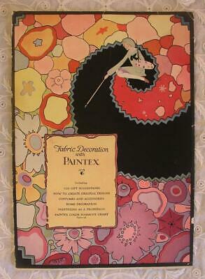 Vintage 1926 Paintex Booklet Fabric Decoration With Paintex Great Graphics