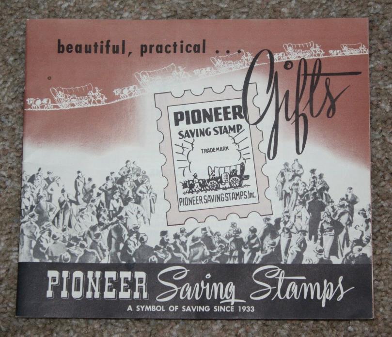 Vtg Pioneer Saving Stamps Catalog 1950s Denver Greeley Colorado