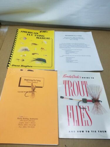 Vintage  Fly Tying Booklets Pamphlets Instruction Sheets
