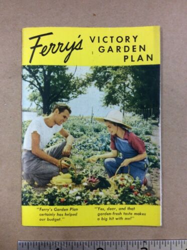 1942 Ferrys Seed Victory Garden Brochure FREE SHIPPING  INV-B16