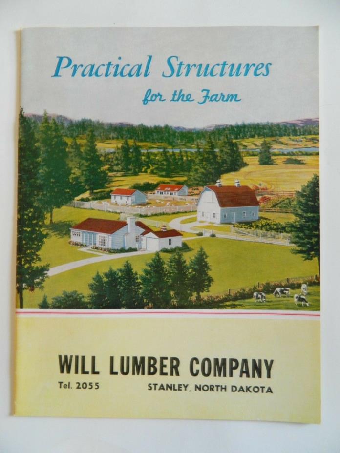 Vintage PRACTICAL STRUCTURES FOR THE FARM magazine brochure by NPS 1951 (EX)