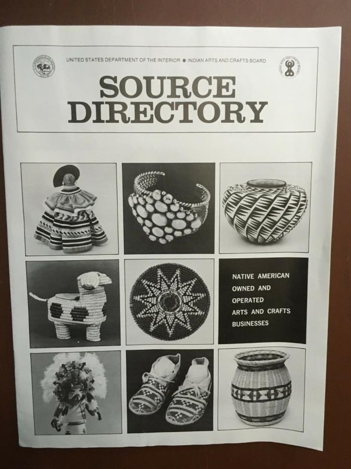 1979 GUIDE DIRECTORY INDIAN NATIVE AMERICANS CRAFTS BASKETS BEADS DOLLS