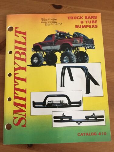 Vintage 1980’s SMITTYBILT TRUCK BARS & TUBE BUMPERS CATALOG #10
