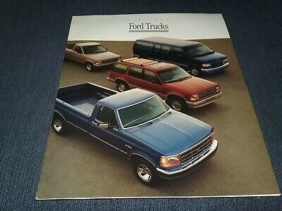 Ford Trucks  1992 Brochure