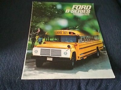 1970 Ford B-Series School Bus Chassis  Brochure
