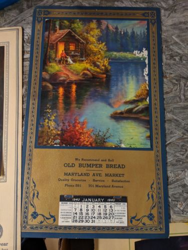 1940 Calendar