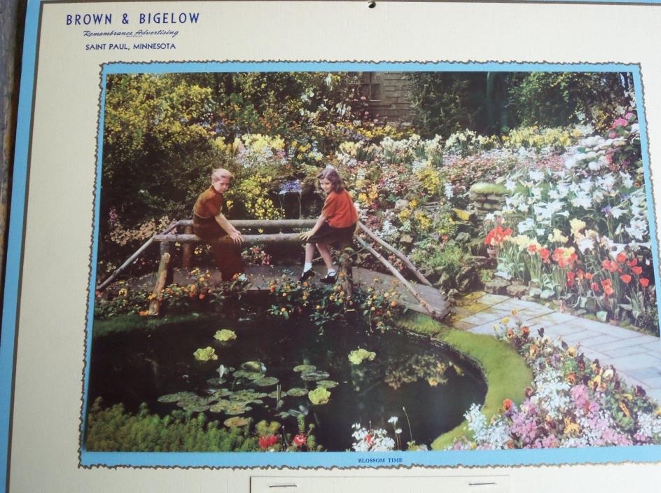 Brown & Bigelow 1943 Calendar Art Salesmans Sample 