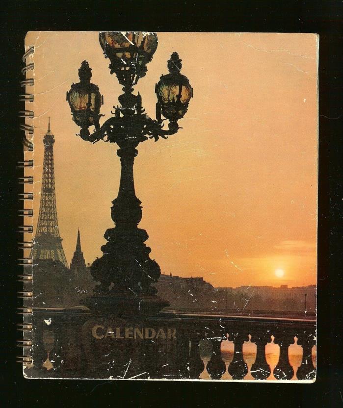 Semainier De France 1964 Calendar - Different Photo Weekly - Spiral Bound
