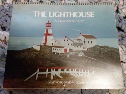 1977  Calendar - THE LIGHTHOUSE - NICE LIGHTHOUSE PHOTOS
