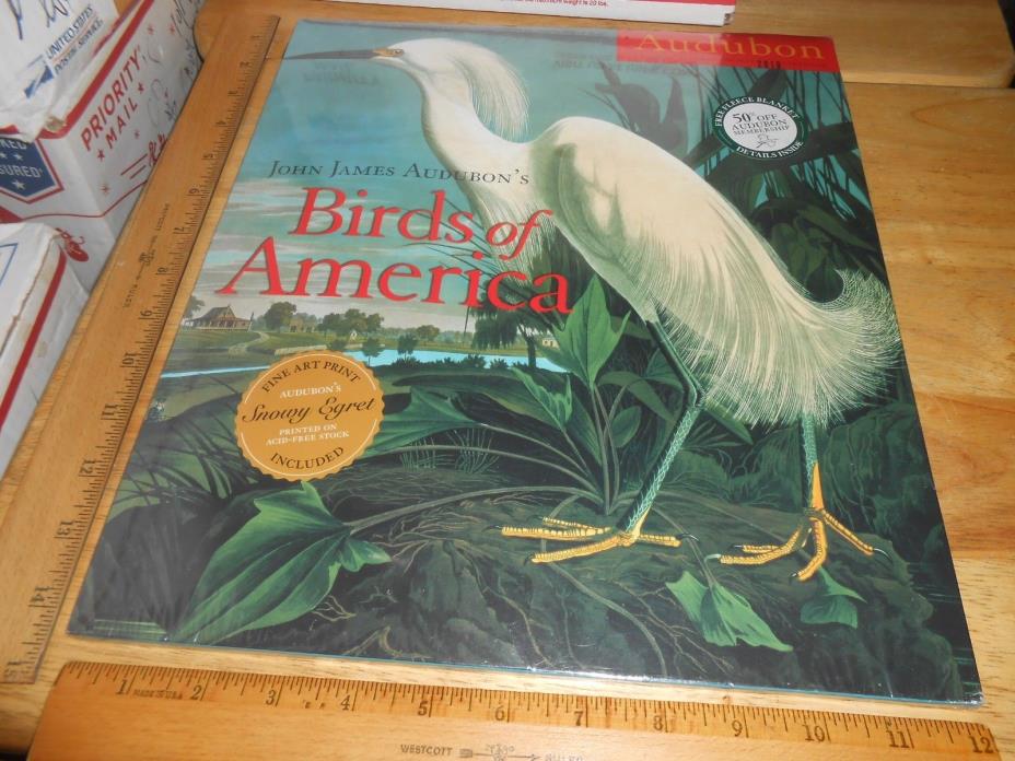 AUDUBON'S BIRDS OF AMERICA 2010 Wall Calendar INCLUDES Snowy Egret Print, 2010