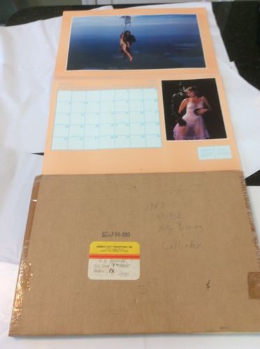 1987 SKYDIVING FANTASY  CALENDAR NORMAN KENT, ORIGINAL MAILING BOX