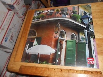 NEW ORLEANS 2013 Wall Calendar, w/ Diff. Pic of the BIG EASY Lousiana City, 12