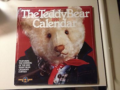 1991 The Teddy Bear Calendar NEW Sealed