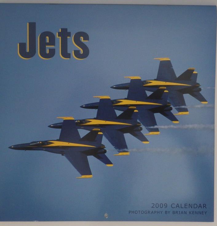 Jets 2009 Wall Calendar By Brown Trout--Used