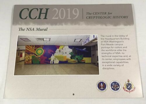 2019 Calendar The Center For Cryptologic History CCH NSA CSS   (binI)