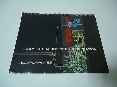 Goodyear Aerospace Corporation 1983 Calendar Akron Ohio Vintage Industry