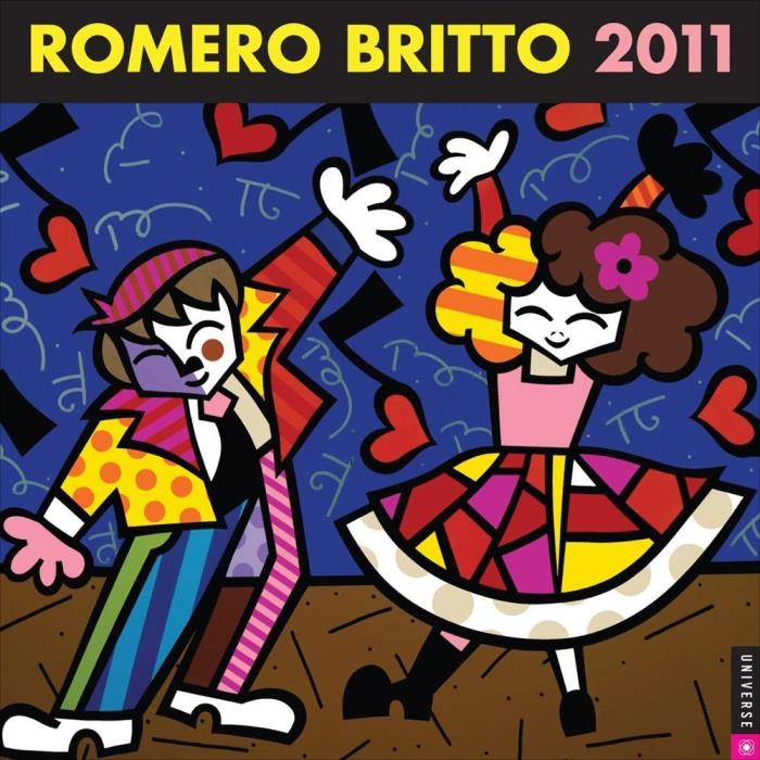 2011 Romero Britto  12x12  Calendar still sealed NEW