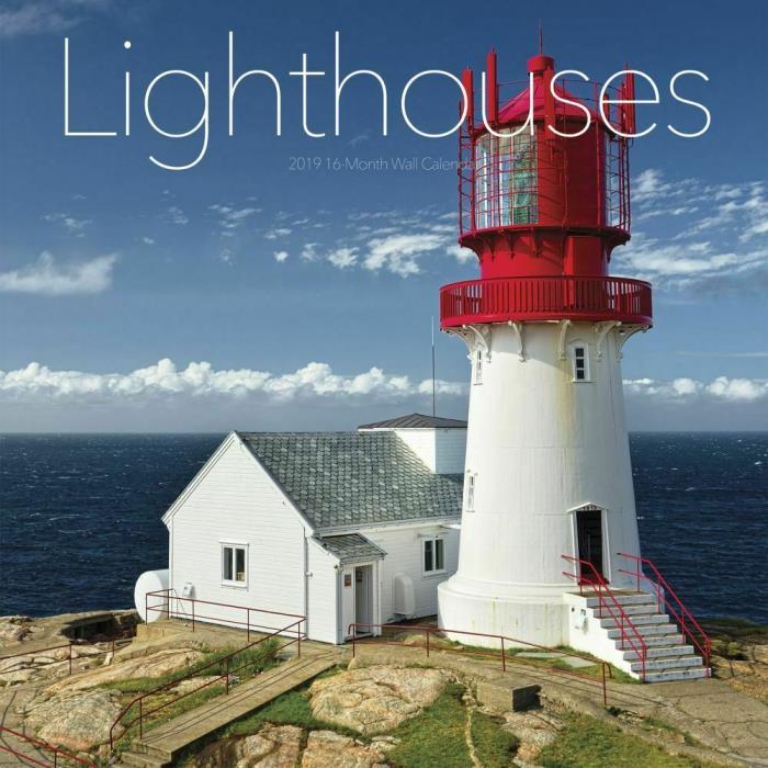 Lighthouses 2019 Calendar - Lighthouse Wall Calendar 2019
