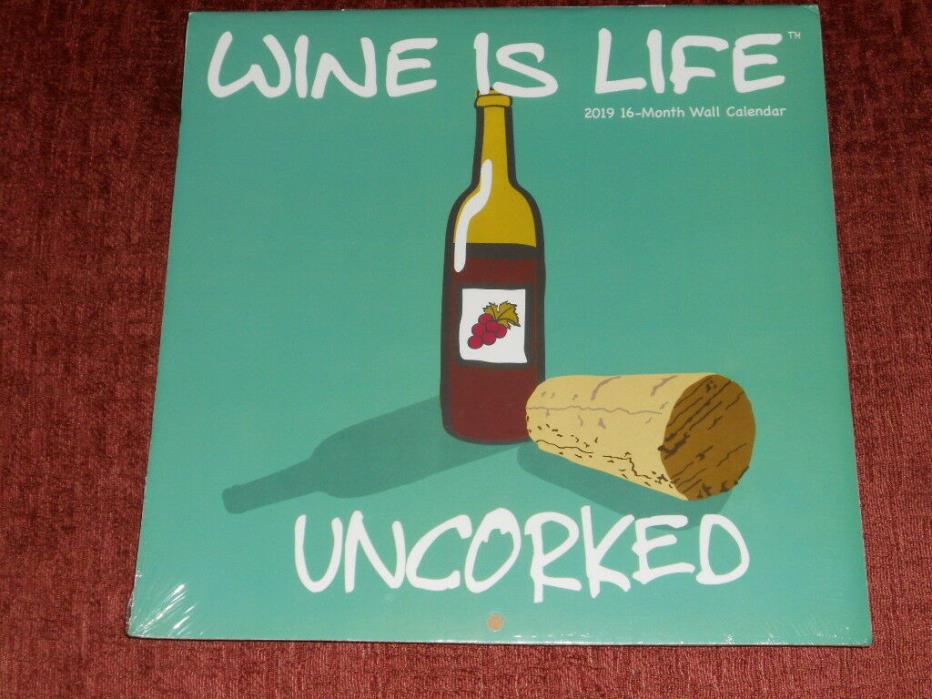 2019 Avalon Wine Is Life Wall Calendar, Wine, Beer & Spirits by Leap Year Publis