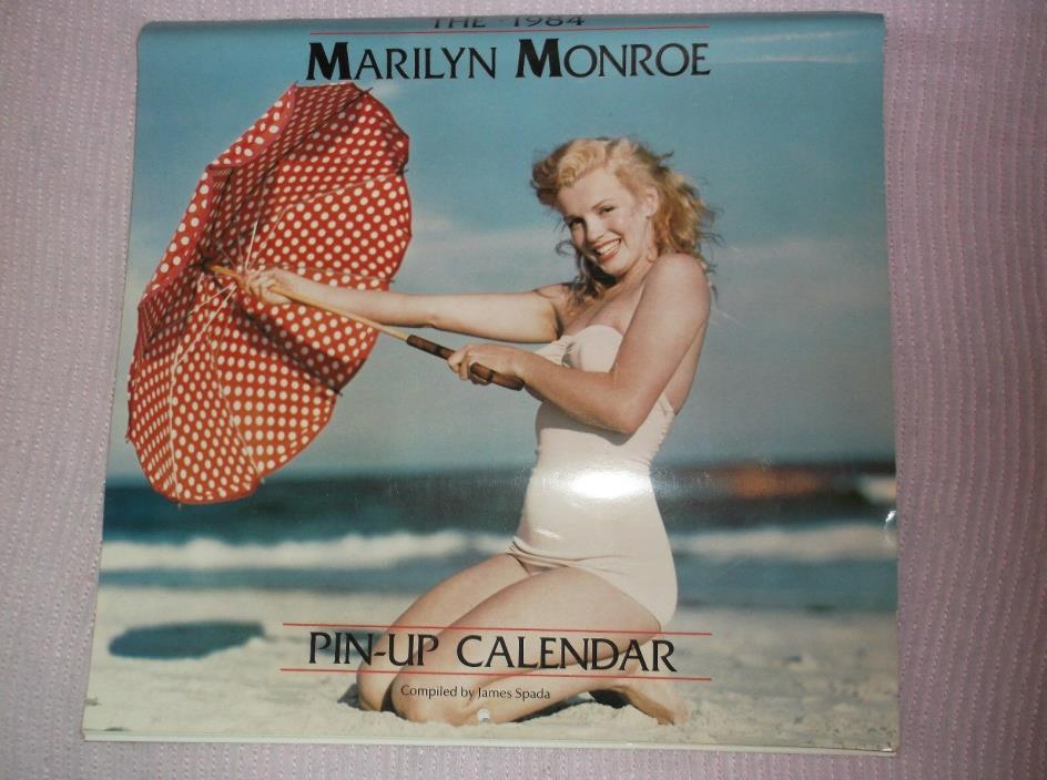 Marilyn Monroe 1984 Calendar James Spada