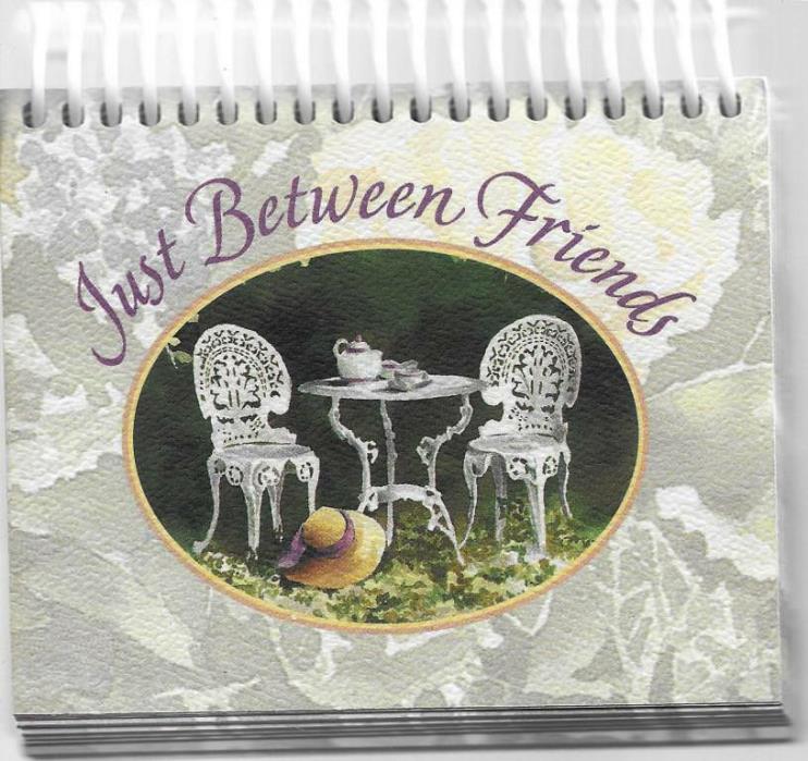 Just Between Friends DayBrightener Desk Spiral  Flip Calendar Perpetual Garborg