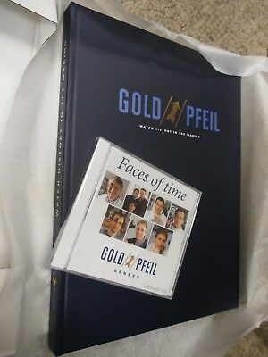 GOLD PFEIL NewOldStock Watch History in the Making Rare '01 Hardcover Book & DVD