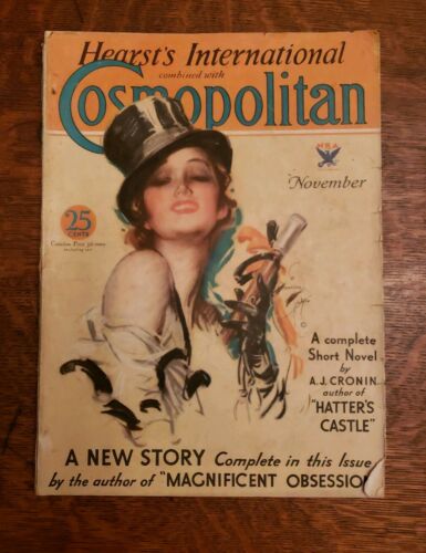 Hearst's International With Cosmopolitan magazine Nov. 1933  NRA, Coca-Cola ads