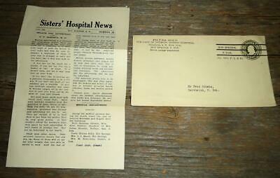 1920's 30's Sister's Hospital News Hot Springs South Dakota Sanitarium