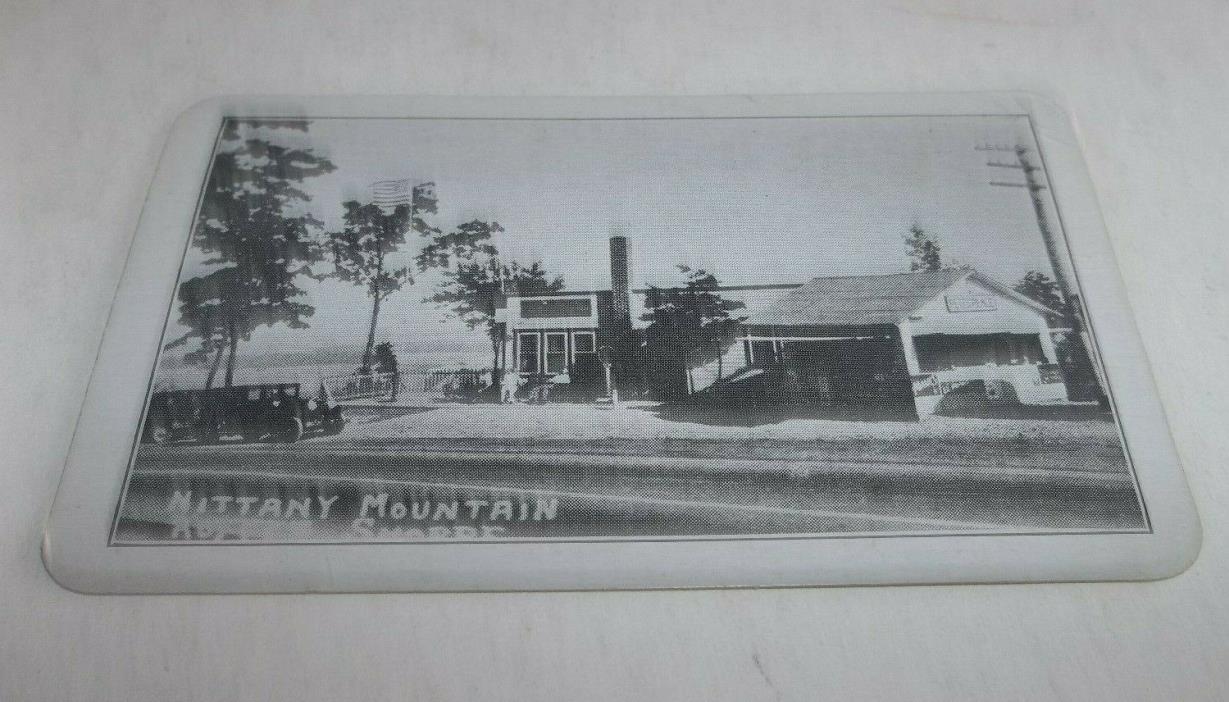 Vtg 1920s Nittany Mountain Koffee Shoppe Centre Hall PA Photo Business Card
