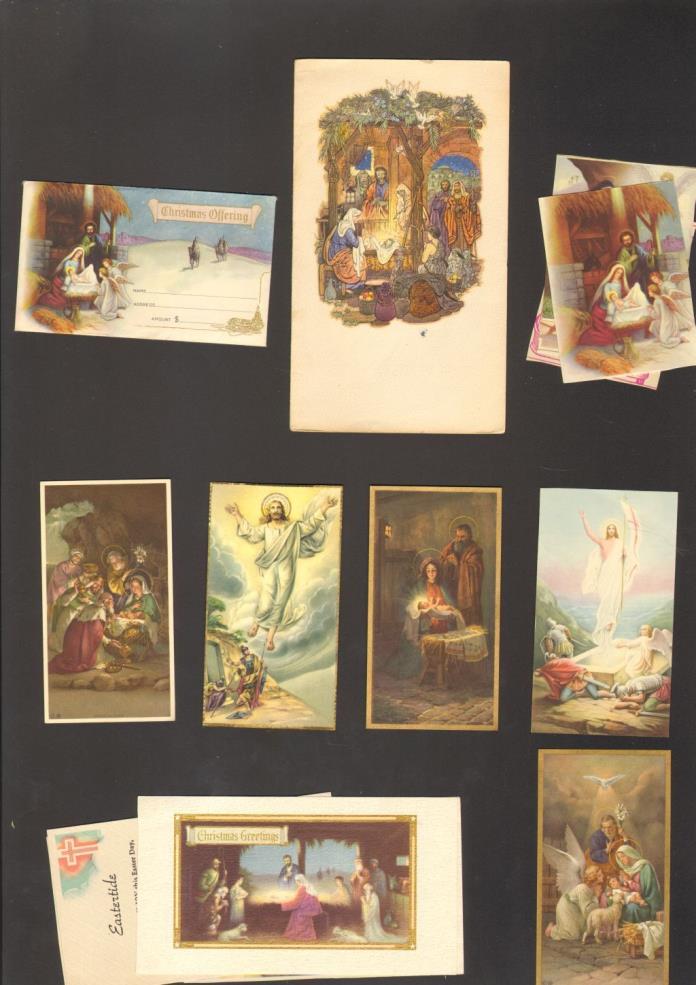 1938 to 1946 Xmas and Greeting cards from St Marys Church Hagerstown Maryland MD