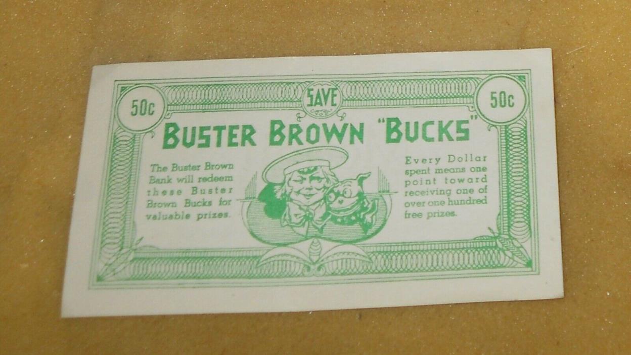 1950's Buster Brown Shoe 