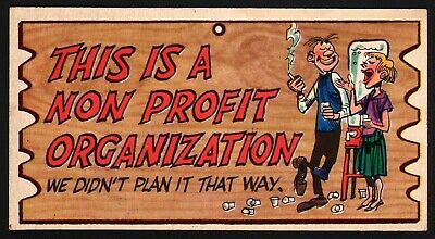 Vintage WACKY PLAK This Is a Non Profit Organization Topps Jack Davis #85 n-mint