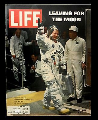 Vintage Life Magazine July 25 1969 Neil Armstrong Leaving For The Moon