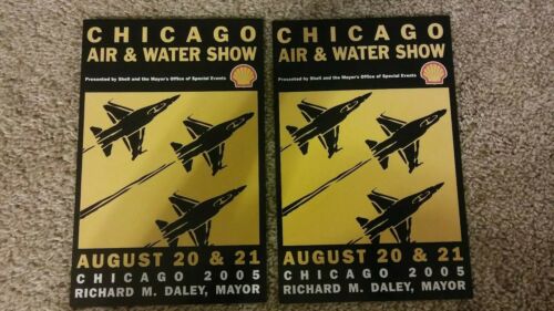 2005 Chicago Air & Water Show Ads / Brochures - Chicago Illinois - Aviation