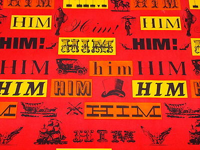 VTG FATHER'S DAY WRAPPING PAPER GIFT WRAP DAD POP HIM RETRO 1960 SO COOL