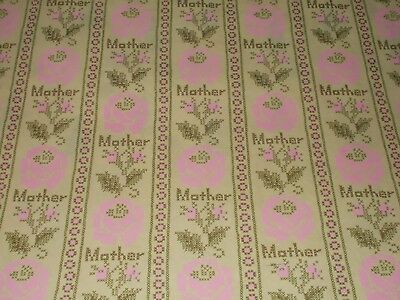 VTG MOTHERS MOTHER'S DAY WRAPPING PAPER GIFT WRAP 1950 20