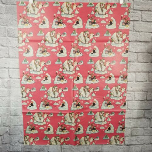 VTG LOT OF 10 CHRISTMAS WRAPPING PAPER 40