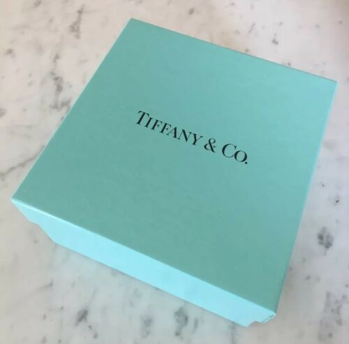 EUC Used Tiffany & Co. Blue Cardboard Gift Box Square
