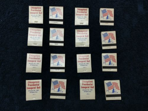 1981 Inaugural Presidential Ball Matchbooks (Reagan/Bush) Lot of 16!!!