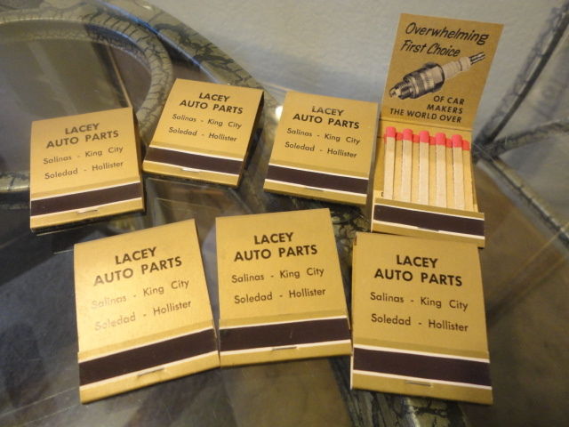 Vintage 70's Champion Spark Plugs Matchbooks Lacey - Book Matches,Automotive,