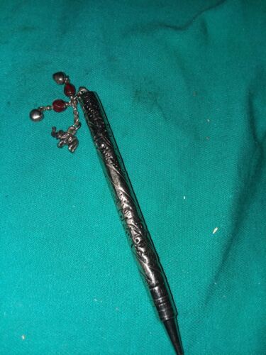 Embossed Elephant Charm Pen , Asian Souvenir