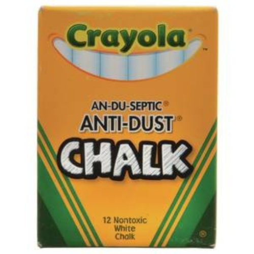 White Dustless Crayola Chalk