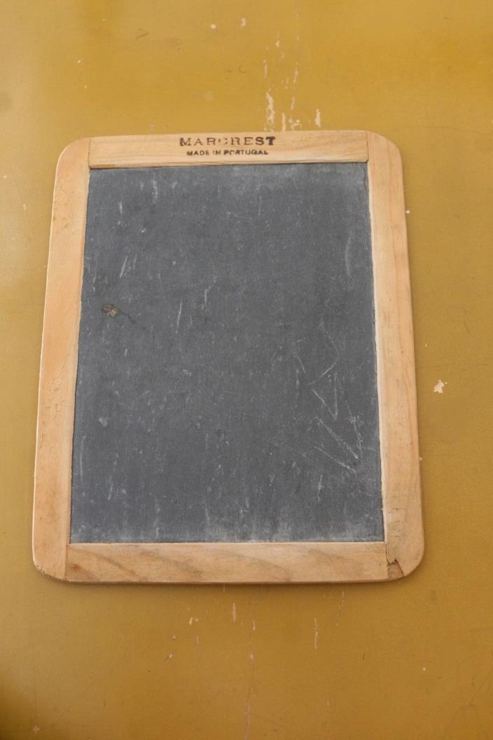Vintage Stone Slate Blackboard Advertising MARCREST Made in Portugal 7.5x9.5