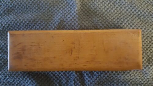 Charles Tollner Antique Wooden Advertising Pencil Box