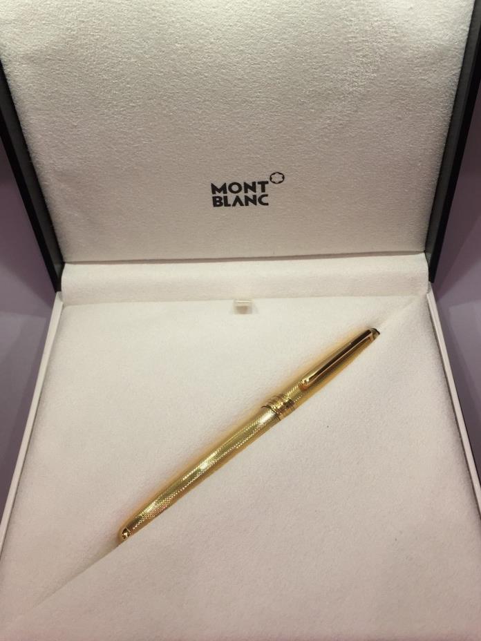NEW Authentic MONTBLANC VERMEIEL BARLEY  144V  FOUNTAIN  PEN MED NIB BOX/PAPERS
