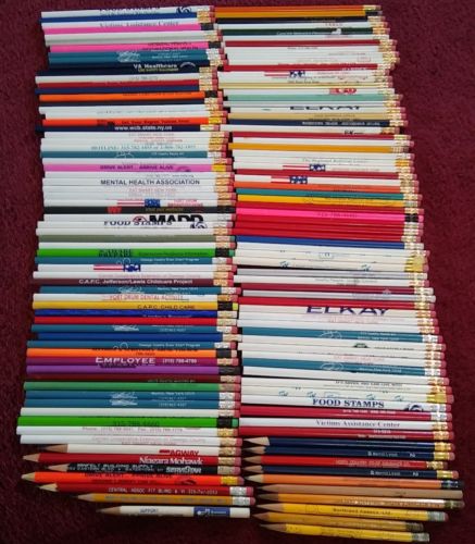 Vintage New York Ads + Other Pencil Lot