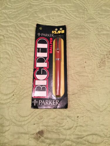 New Vintage Parker Big Red Ball Pen