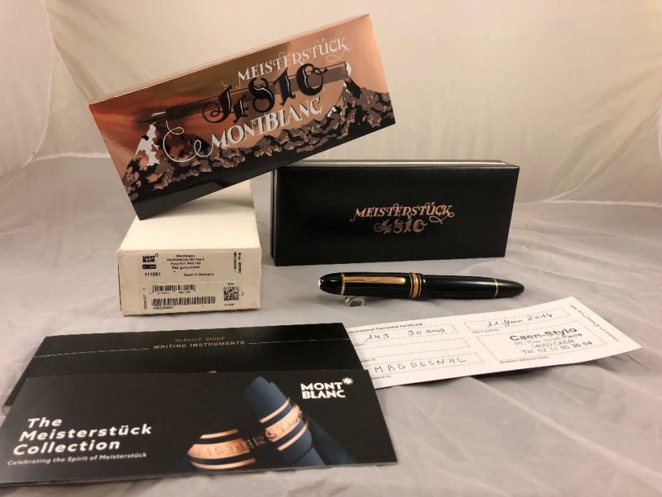 Montblanc 90th Anniversary 149 Fountain Pen OBB Rose Gold