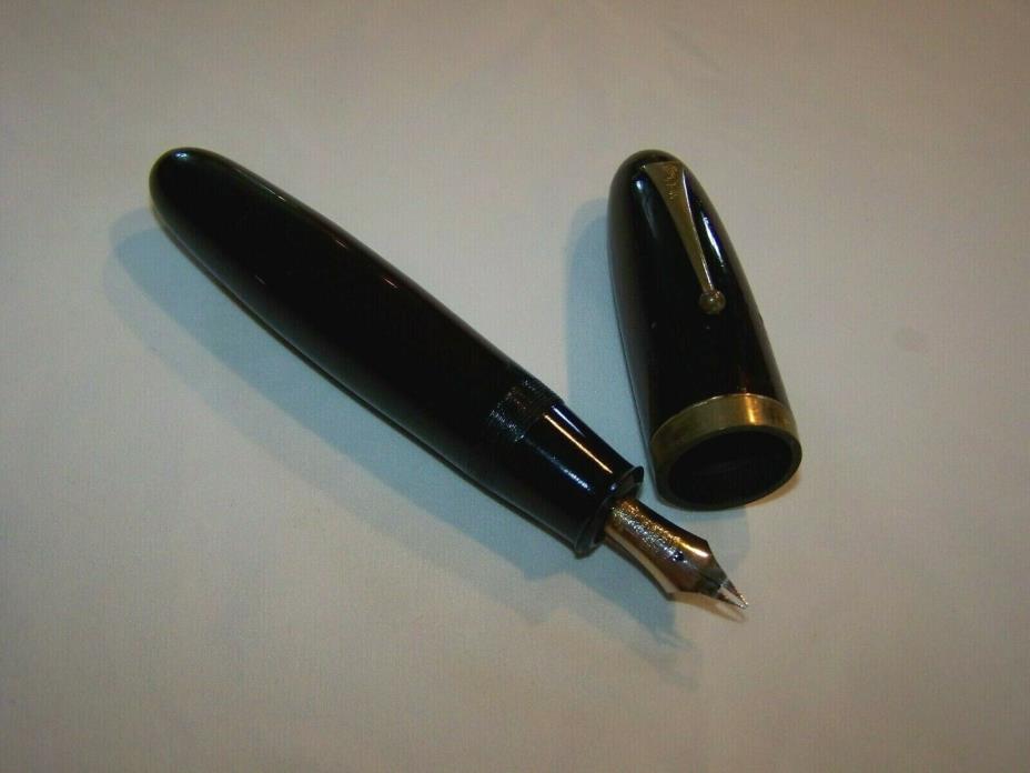LARGE OVER-SIZED FOUNTAIN PEN Orium Nib New Clip Japan Vintage Collectible