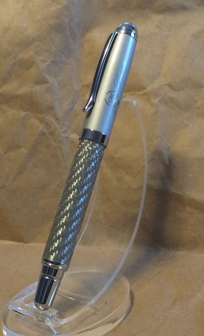 Rollerball pen Carbon Fibre Cadillac Silver